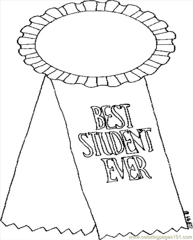 Best Student Ever Coloring Page 650x806 Best Student Ever Coloring Page