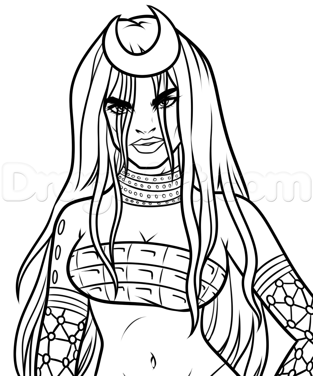 1000x1201 How To Draw Enchantress From Suicide Squad, Step By Step, Dc