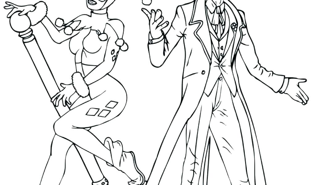 1024x600 Joker Coloring Pages Adorable Joker Coloring Pages Joker Coloring