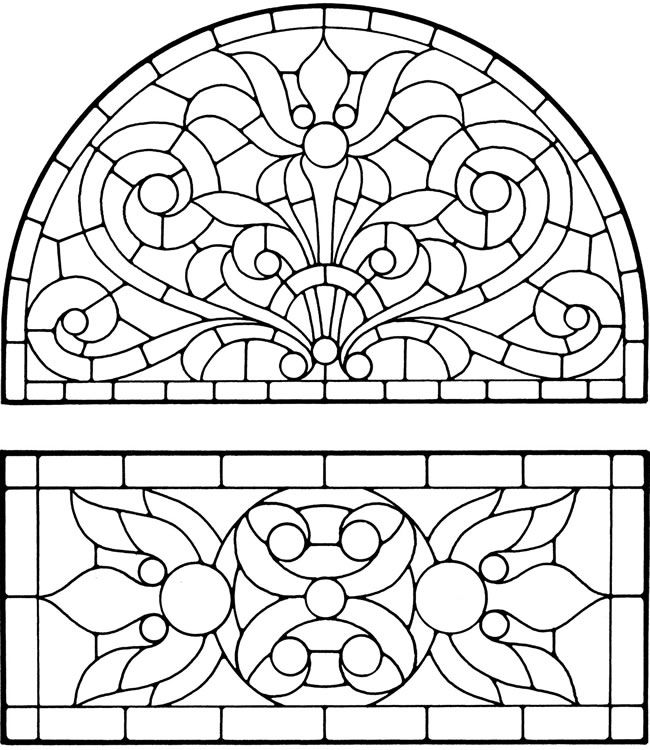 Stained Glass Coloring Pages 650x750 Stained Glass Coloring Pages