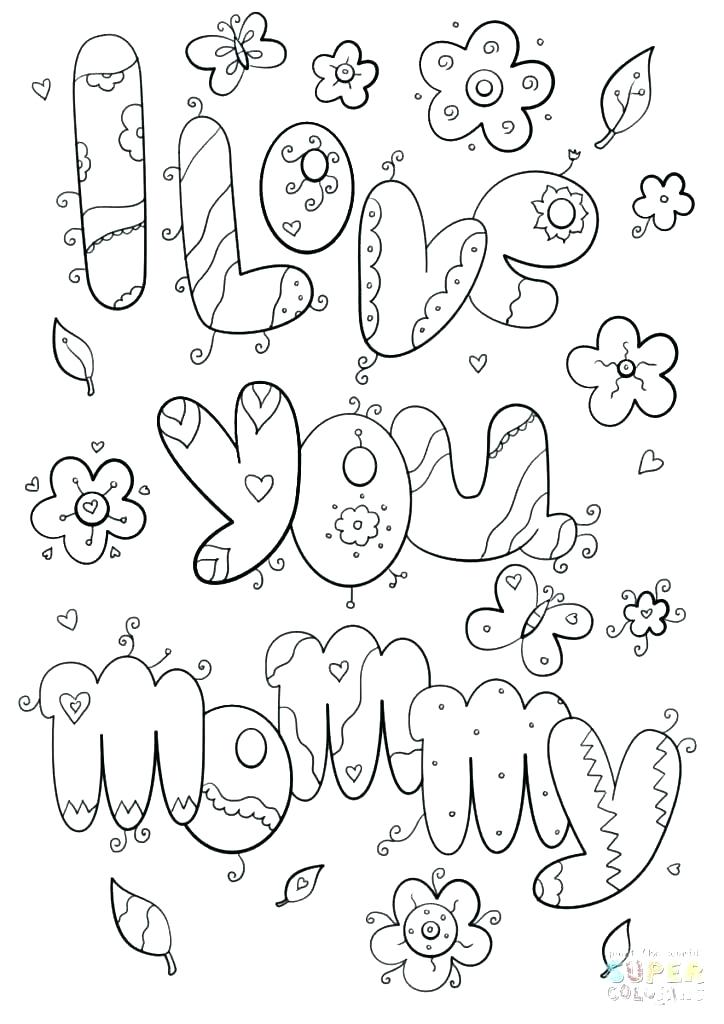 Coloring Pages That Say I Love You at GetColorings.com | Free printable ...