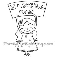 200x200 I Love You Coloring Pages
