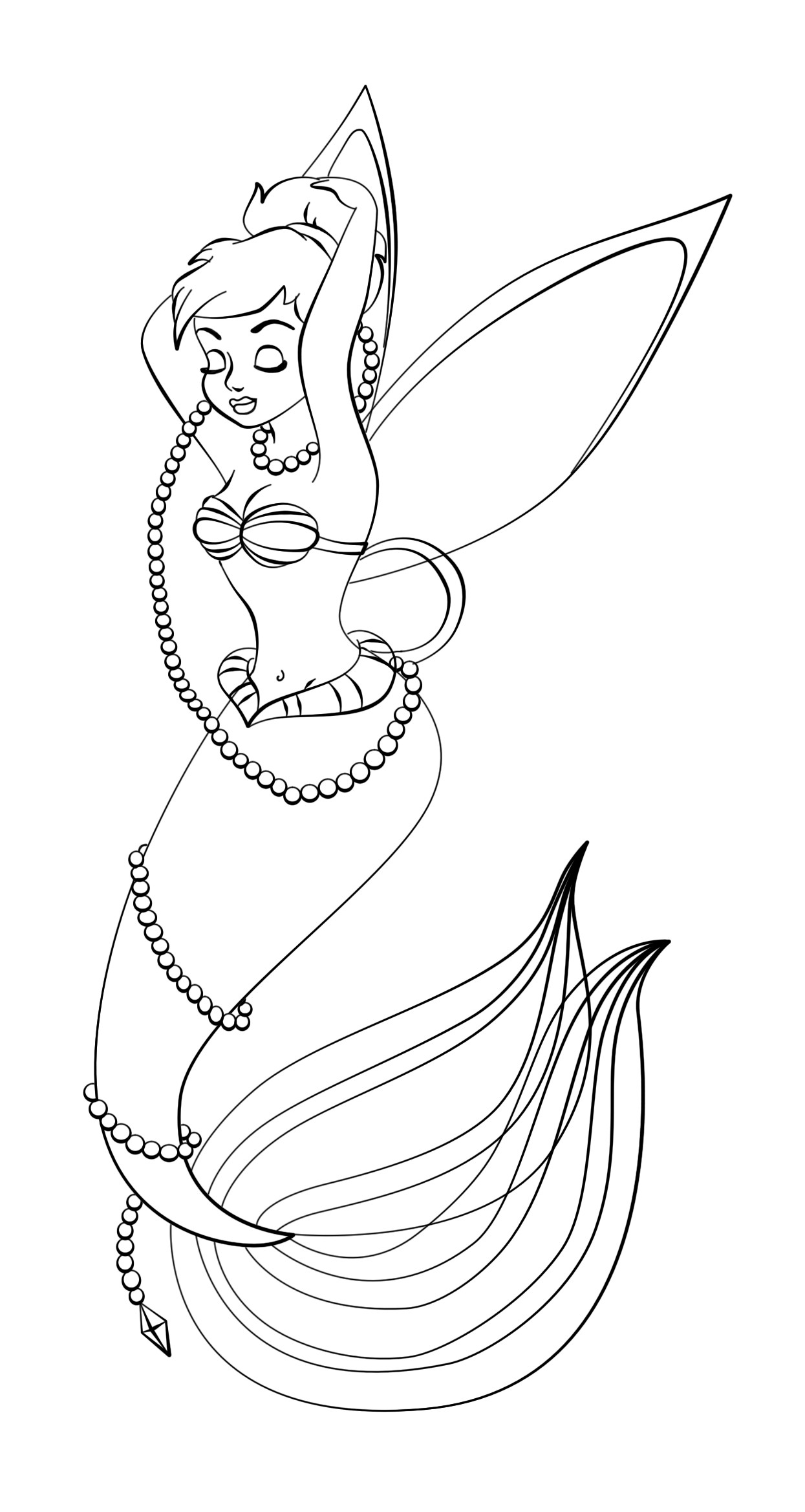 1245x2338 Printable Tinkerbell Coloring Pages For Kids Alluring Tinkerbelle