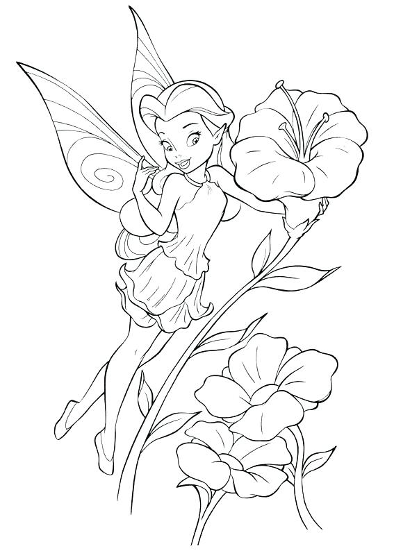 567x794 Tinkerbell Fairies Coloring Pages Full Size Of Coloring Fairies
