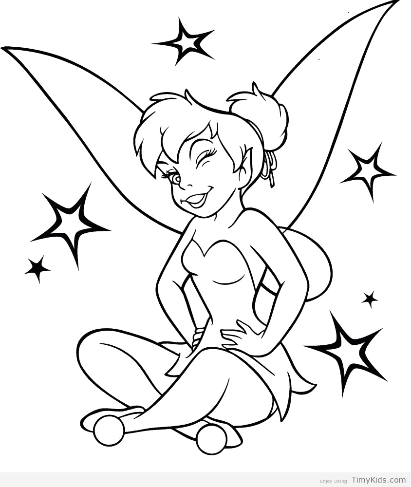 844x1000 Tinkerbell Coloring Sheet Timykids Tinkerbell Coloring Page