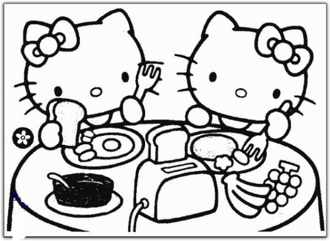 644x470 Hello Kitty Coloring Pages Color Online Hello Kitty Doing Ballet