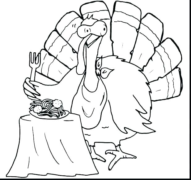 Thanksgiving Coloring Pages Online Free Printable Turkey No Page 618x581 Thanksgiving Coloring Pages Online Free Printable Turkey No Page