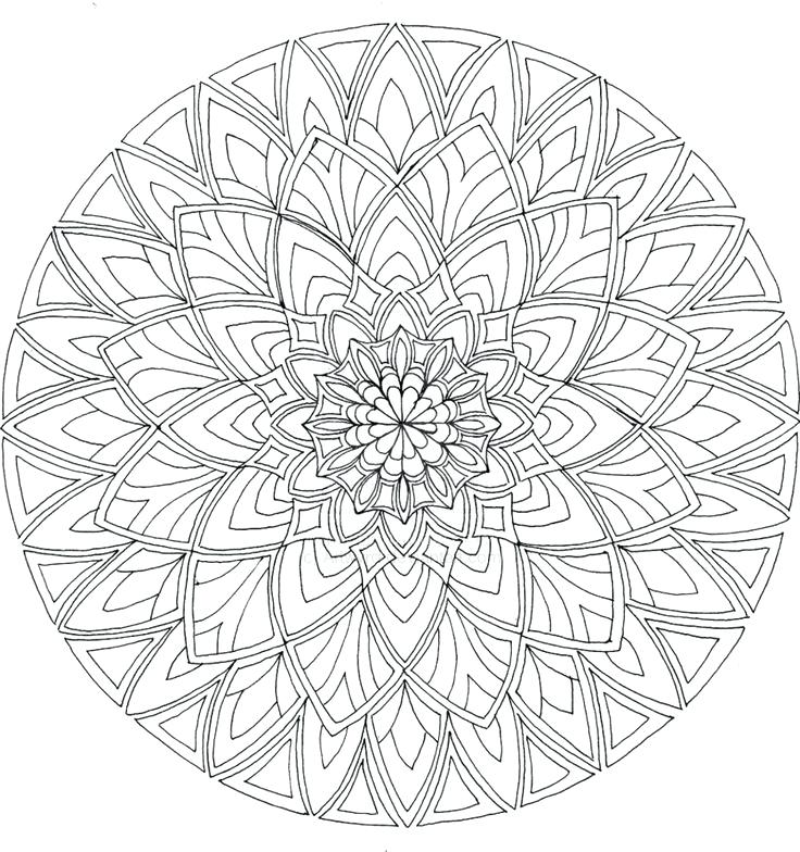 Mandala Color Pages Mandala Coloring Pages Free For Adults 736x784 Mandala Color Pages Mandala Coloring Pages Free For Adults