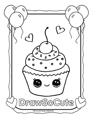 300x388 Coloring Pages Cute Coloring Pages Draw So Cute Printable