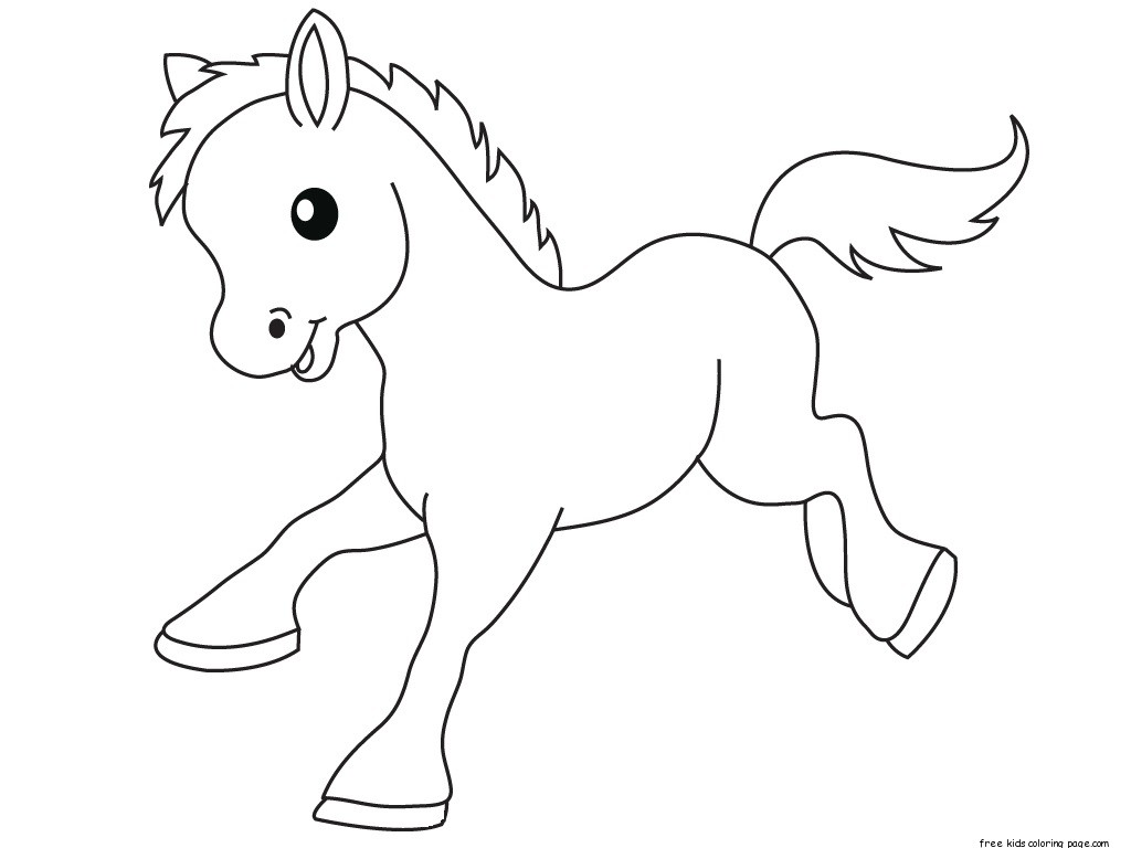 Print Out Pony Baby Animals Coloring Pages 1024x768 Print Out Pony Baby Animals Coloring Pages