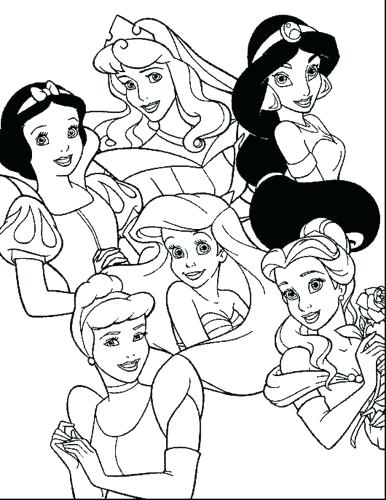 386x500 Printable Disney Coloring Pages Frozen