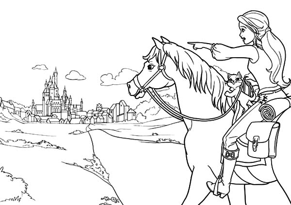 Barbie Three Musketeers Going To Town Coloring Pages Batch Coloring 600x423 Barbie Three Musketeers Going To Town Coloring Pages Batch Coloring