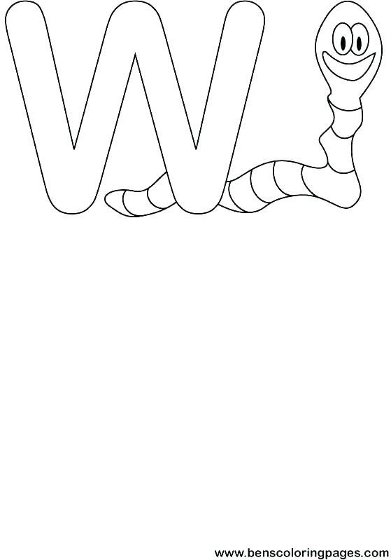 559x799 W Coloring Page Coloring Pages Letter B B Coloring Page Letter W