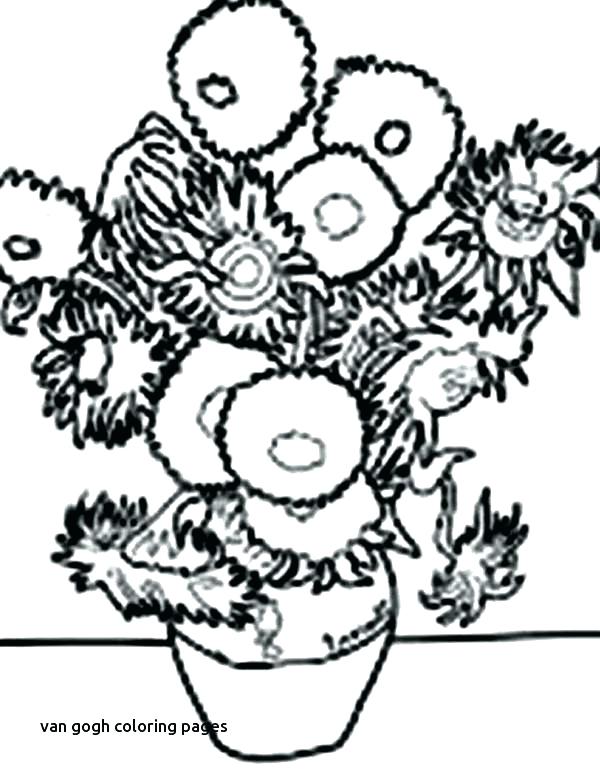 Van Gogh Coloring Pages Van Coloring Pages Printable Coloring Book 600x777 Van Gogh Coloring Pages Van Coloring Pages Printable Coloring Book