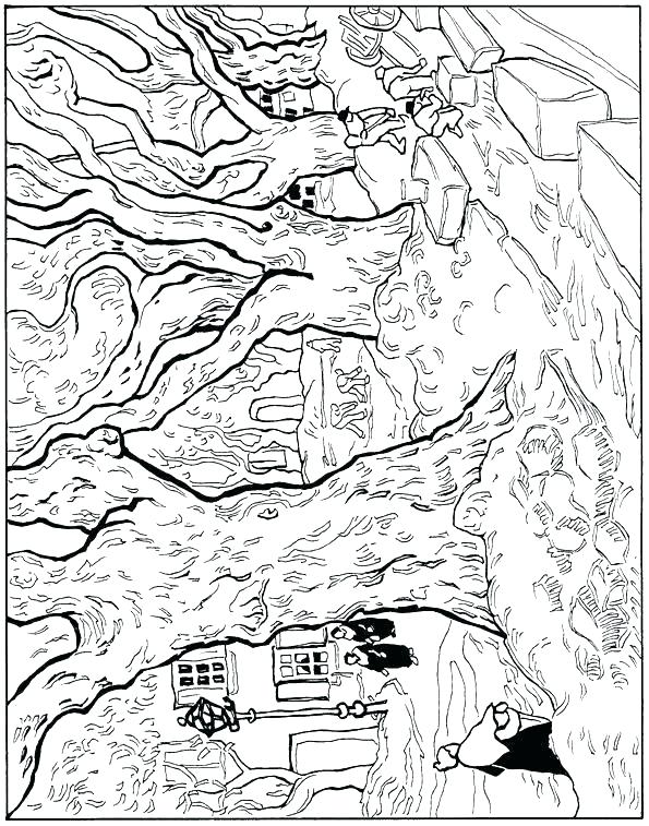 Van Gogh Coloring Pages Van Coloring Sheets Van Coloring Pages 595x757 Van Gogh Coloring Pages Van Coloring Sheets Van Coloring Pages
