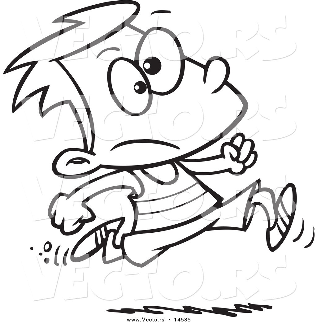 Coloring Pages Of A Girl Running Copy Vector Of A Cartoon Boy 1024x1044 Coloring Pages Of A Girl Running Copy Vector Of A Cartoon Boy