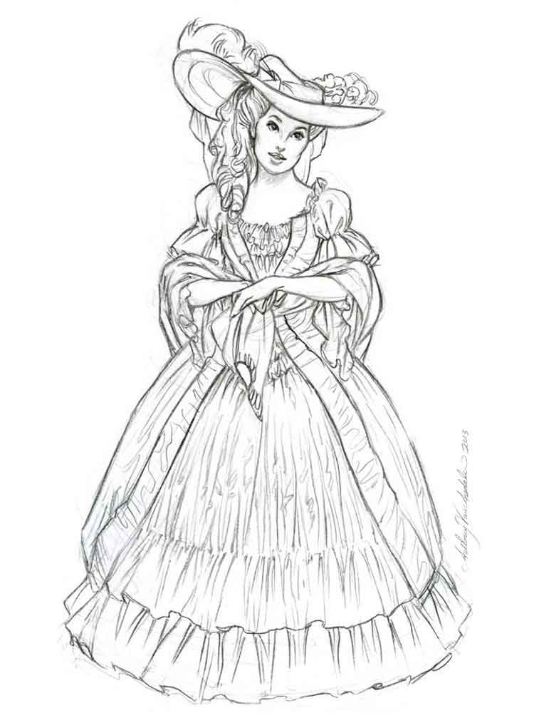 Victorian Woman Coloring Pages. Free Printable Victorian Woman 750x1000 Victorian Woman Coloring Pages. Free Printable Victorian Woman
