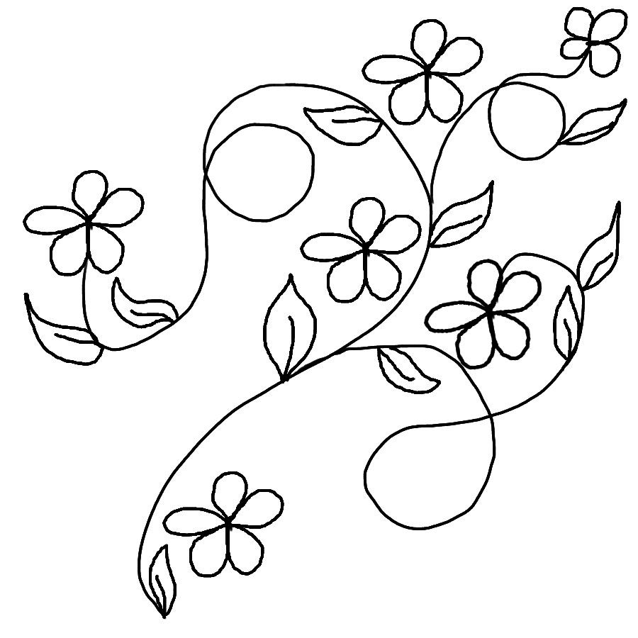 Flower Vines Coloring Pages 900x900 Flower Vines Coloring Pages