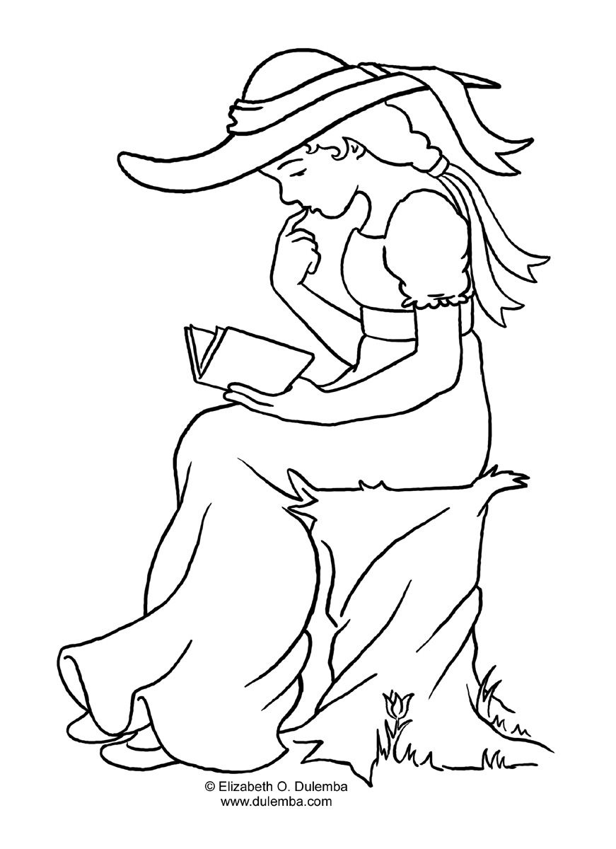 Vintage Coloring Pages 871x1200 Vintage Coloring Pages