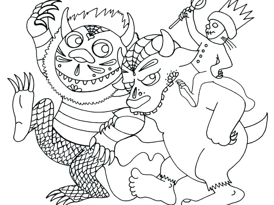 936x702 Where The Wild Things Are Coloring Pages S S Wild Horse Coloring