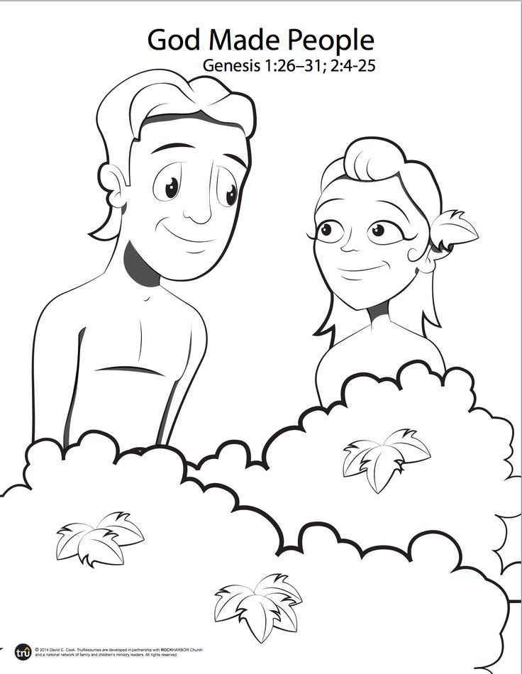 736x950 Absolutely Smart Adam And Eve Coloring Pages 2 Printable