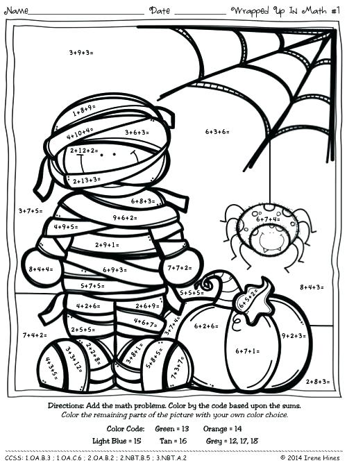 500x667 Math Addition Coloring Pages Sanoramainfo Math Addition Coloring