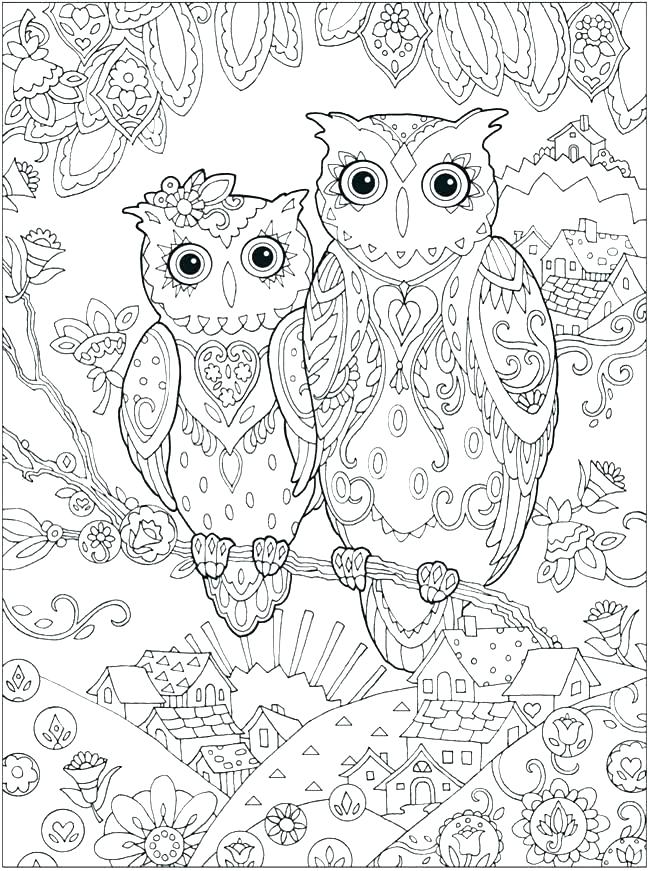 650x871 Free Printable Hard Coloring Pages