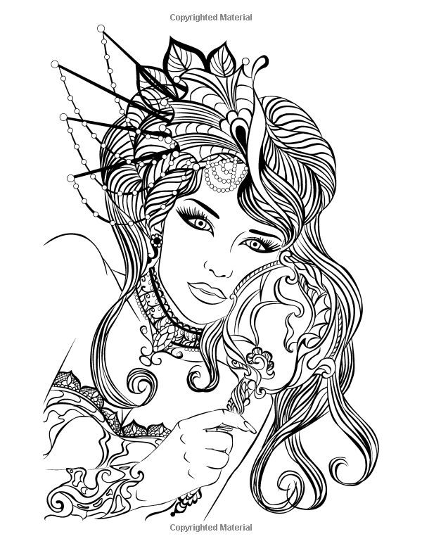885 Best Beautiful Women Coloring Pages For Adults Images 600x776 885 Best Beautiful Women Coloring Pages For Adults Images