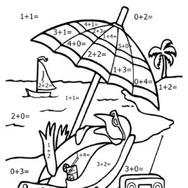 268x268 Penguin Math Coloring Page Kids Drawing And Coloring Pages
