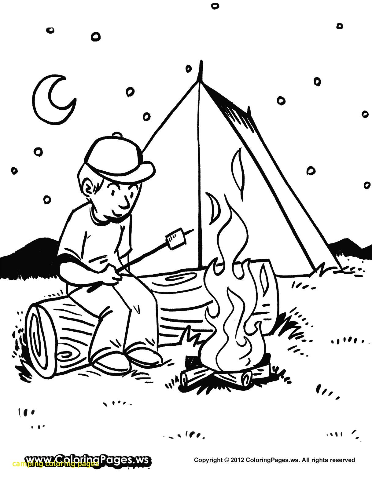 Camping Coloring Pages Camping Coloring Pages With Camping 1217x1575 Camping Coloring Pages Camping Coloring Pages With Camping