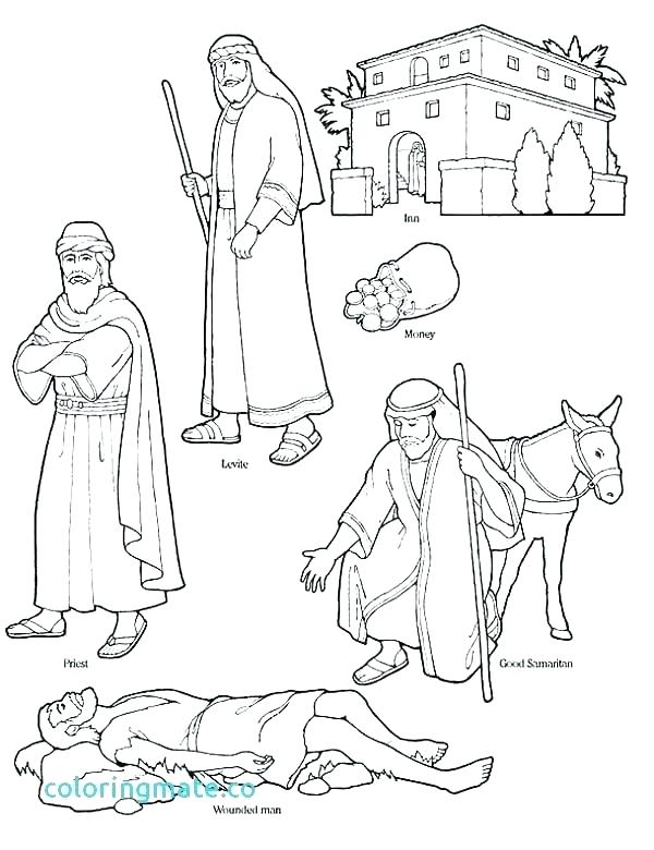 Good Samaritan Coloring Page Mn Ws Ides Free Printable Good 600x780 Good Samaritan Coloring Page Mn Ws Ides Free Printable Good