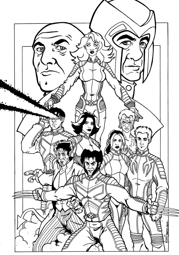 749x1067 Xmen Familiy Coloring Pages X Men Craft New Ahmedmagdy