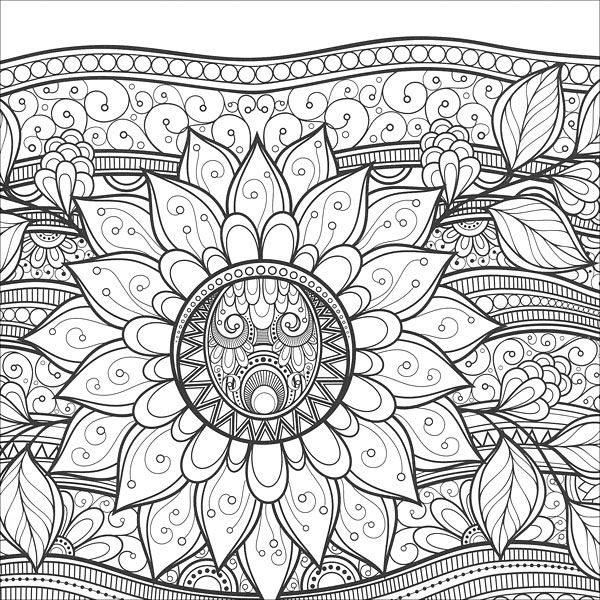Zen Coloring Page 600x600 Zen Coloring Page
