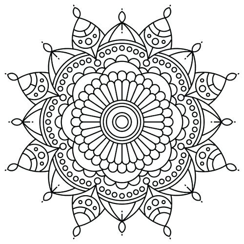500x500 Zentangle Coloring Pages Zentangle Coloring Pages Coloring Pages
