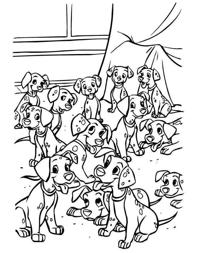 660x847 Coloring Pages 101 Dalmatians
