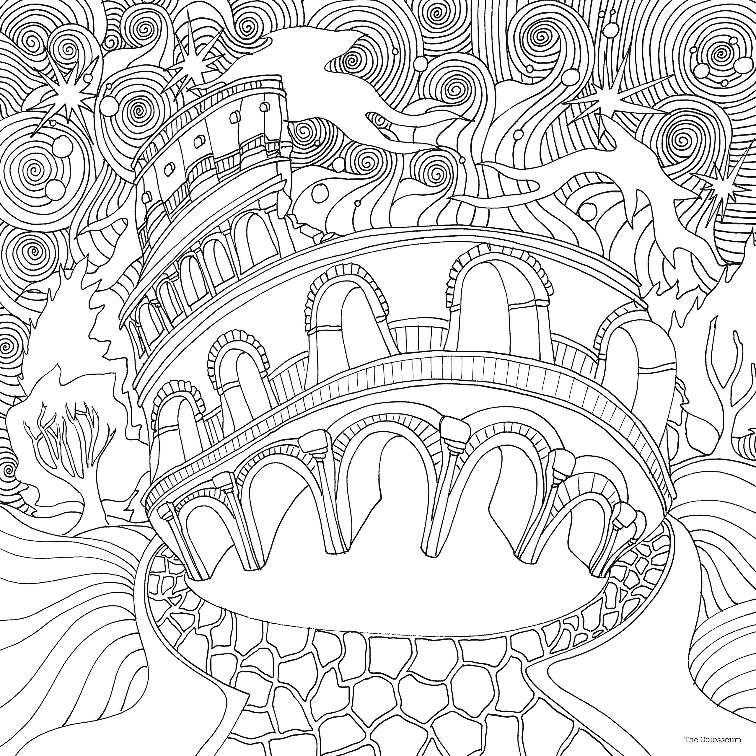 2560x2560 Wonderful Just Add Magic Coloring Pages Amazon