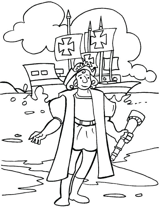 562x727 Christopher Columbus Day Coloring Pages Sheets 5 Coloring Pages