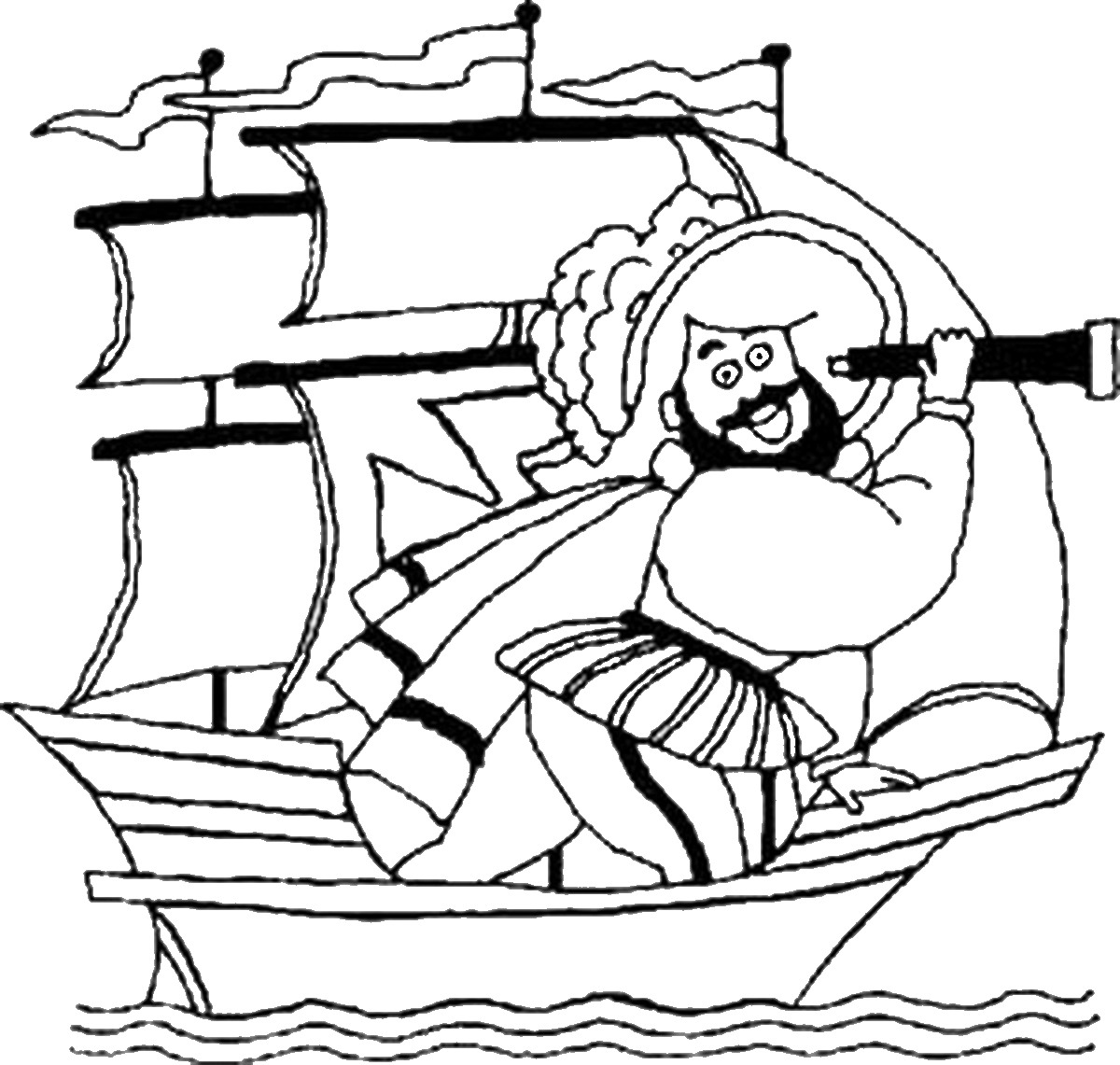 1200x1141 Columbus Day Coloring Pages