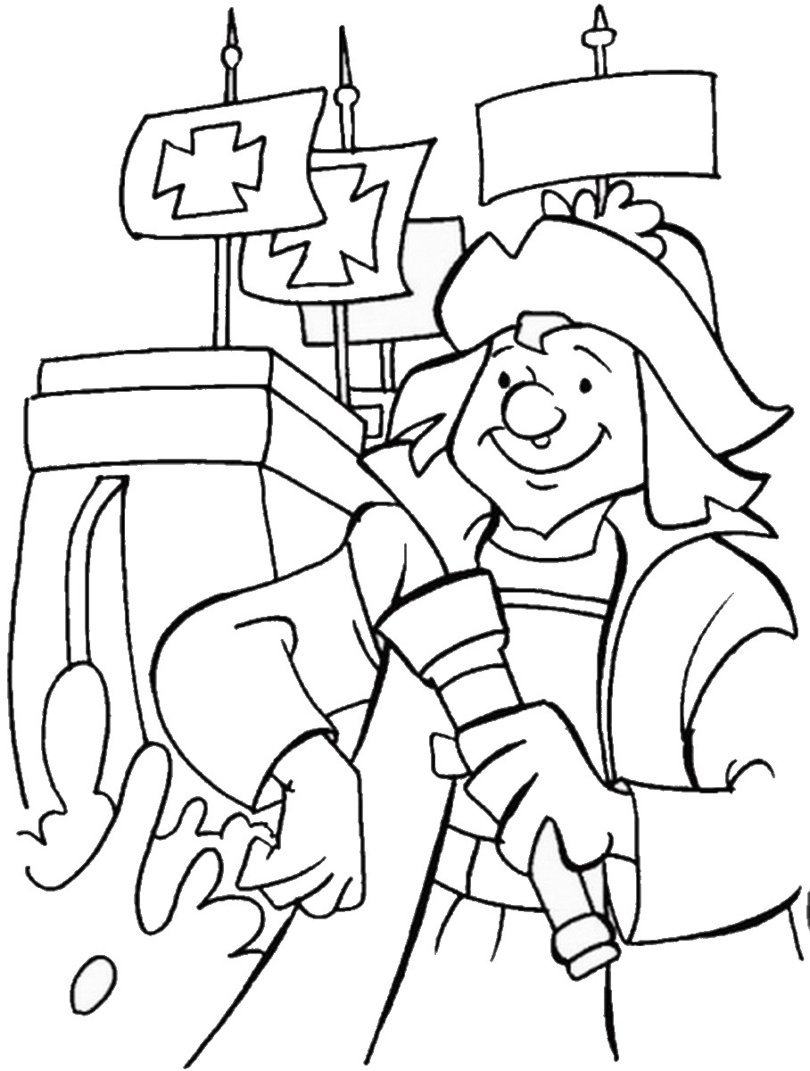 908x1200 Columbus Day Coloring Pages
