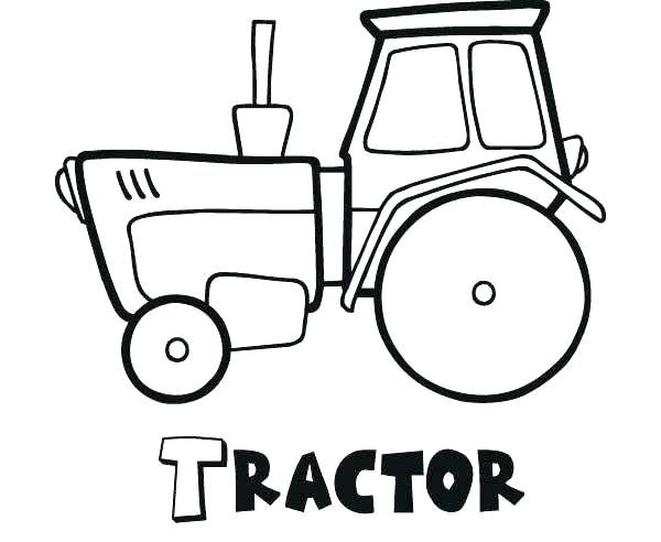 600x492 Classy Tractor Color Pages New John Coloring Page Realistic Classy