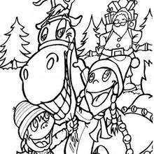 220x220 Comet And Rudolph Coloring Pages