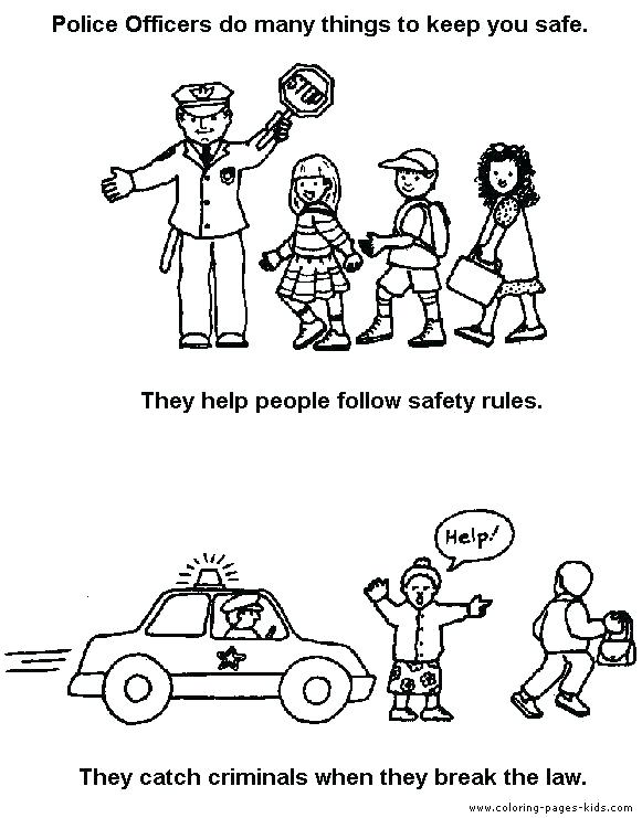 581x741 Police Officer Coloring Page Police Coloring Pages Policeman