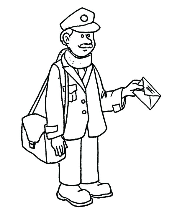 600x750 Community Helpers Coloring Page Community Helper Coloring Page