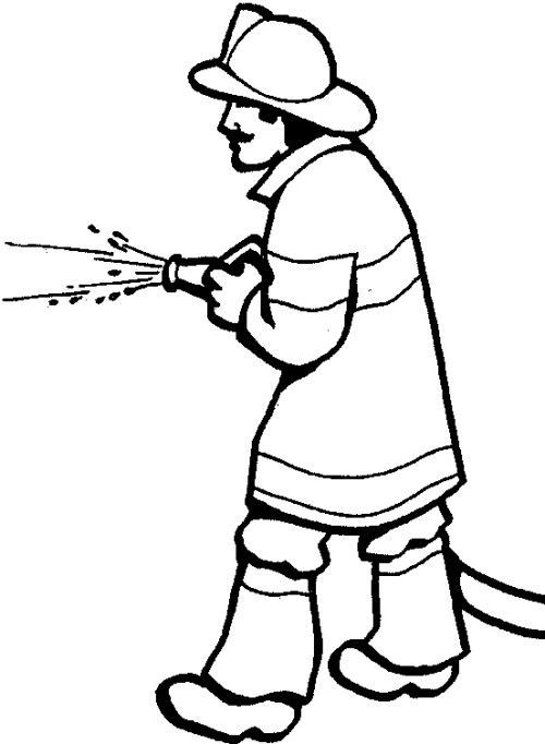 500x682 Fireman Coloring Pages For Kids