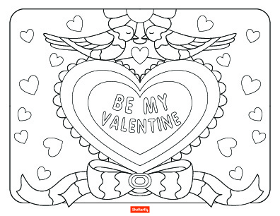 396x306 15 Valentine's Day Coloring Pages For Kids Shutterfly