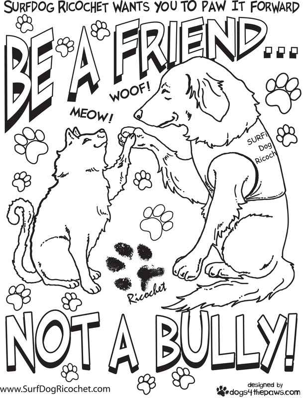 613x800 Compassion Coloring Pages Coloring Pages For Respect Surf Dog