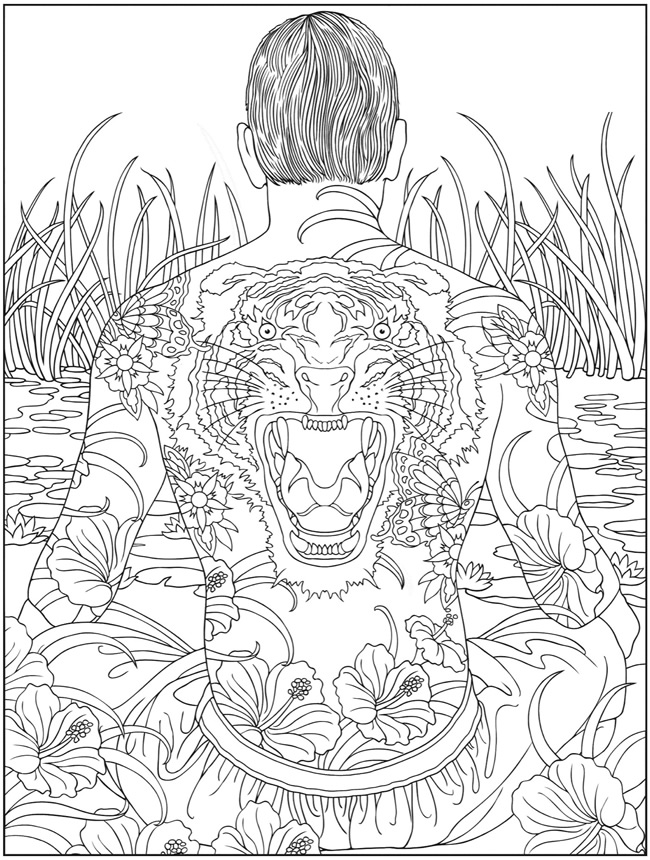650x860 50 Trippy Coloring Pages