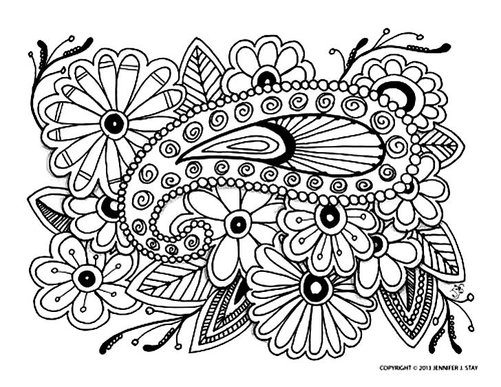 728x562 Free Coloring Page Coloring Adult Difficult 16. Complex Coloring