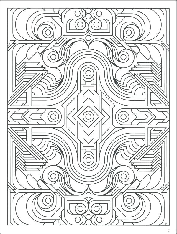 600x794 Complex Coloring Pages Geometric Coloring Pages Coloring Page