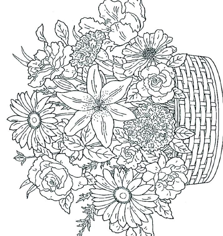 715x759 Coloring Pages Nature Printable Complex Coloring Pages Backgrounds
